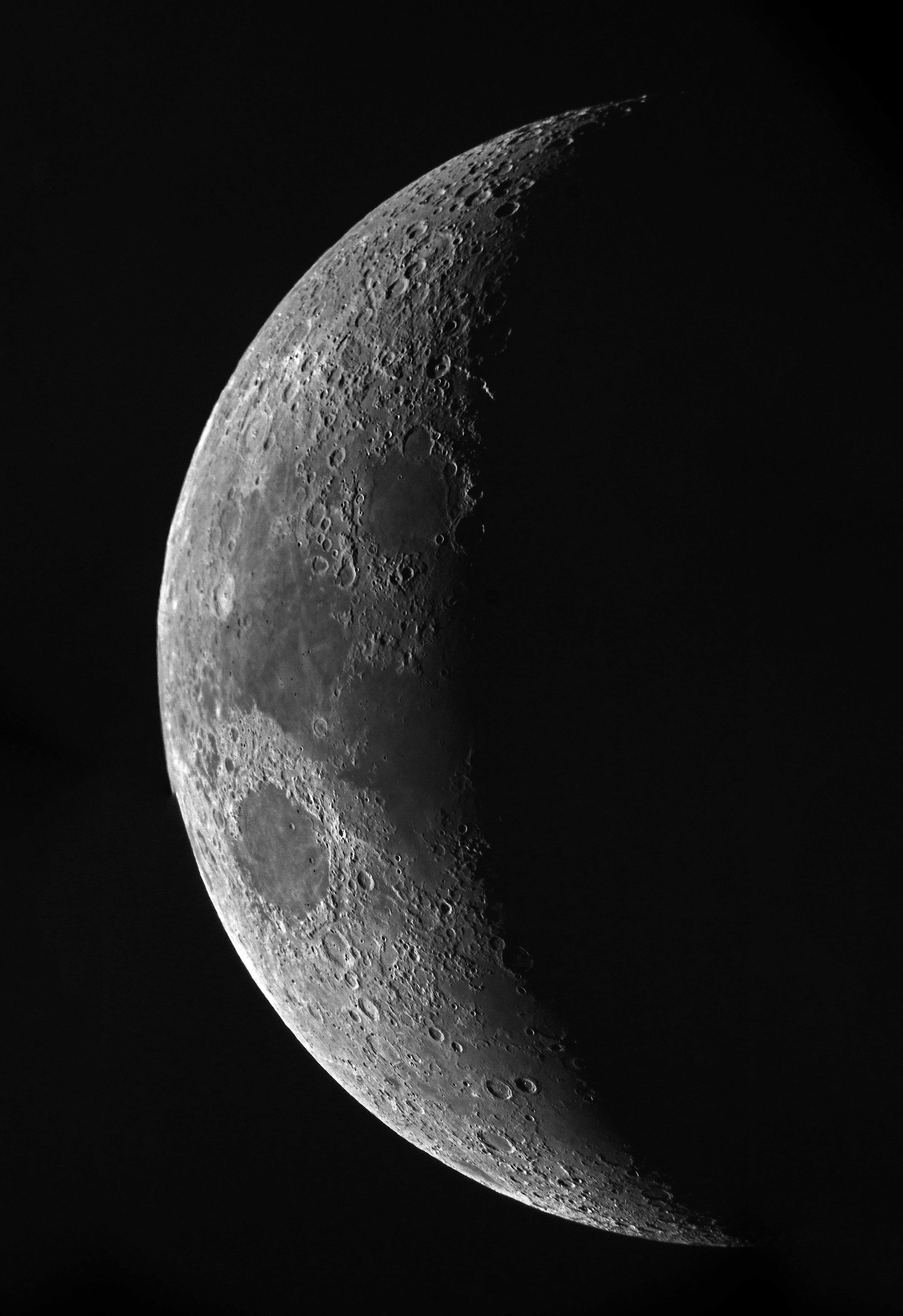 Third of three lunar images by Ken Kennedy